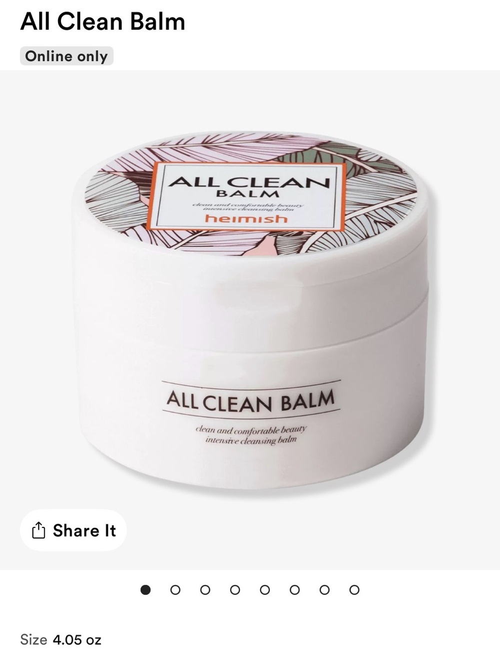 Heimish All Clean Balm